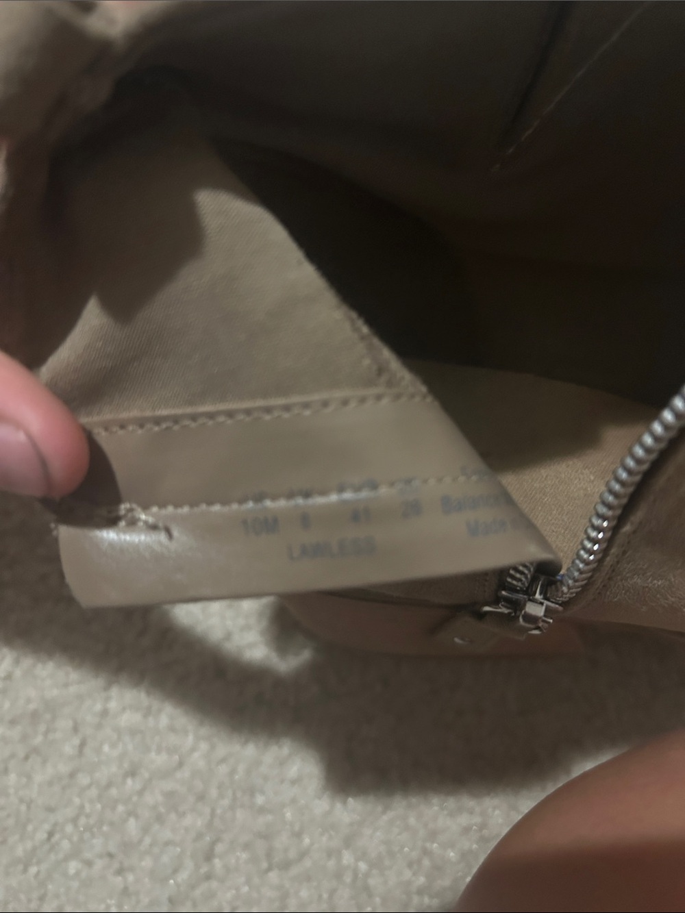Dr. Scholl's Taupe Suede Ankle Booties with Side Zip - Picture 7 of 7